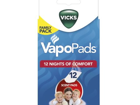 Vicks Soothing Menthol VapoPads, for Sinus or Allergy Relief, 12 Pack, VSP19-FP Fashion