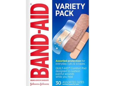 Band-Aid - 30 Assorted Sizes Online now