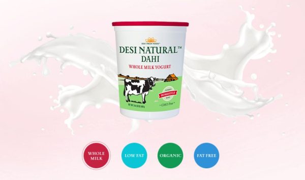 Desi Natural Dahi – Organic Whole Milk Yogurt Supply