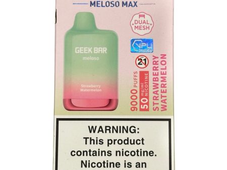 Strawberry Watermelon -  Geek Bar Meloso Max 9000 Cheap