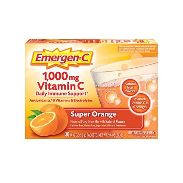 Emergen-C 1000mg Daily Immune Support - Tangerine For Discount