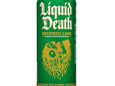 Liquid Death Severed Lime Sparkling Water Online now