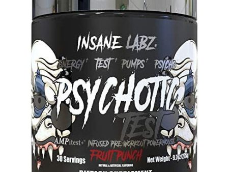 Insane Labz Psychotic Test 30 Servings Online Hot Sale