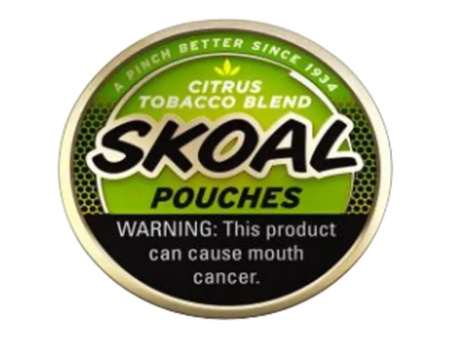 Skoal Citrus Blend Chewing Tobacco Pouches 0.82oz Fashion