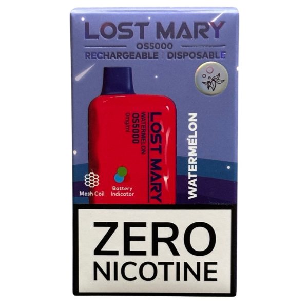 Watermelon - Lost Mary OS5000 - Zero Nicotine Fashion