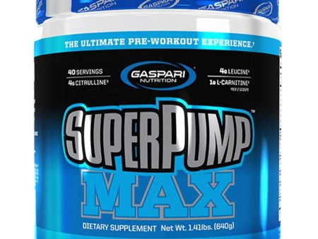 Gaspari Nutrition SuperPump Max 40 Servings Discount