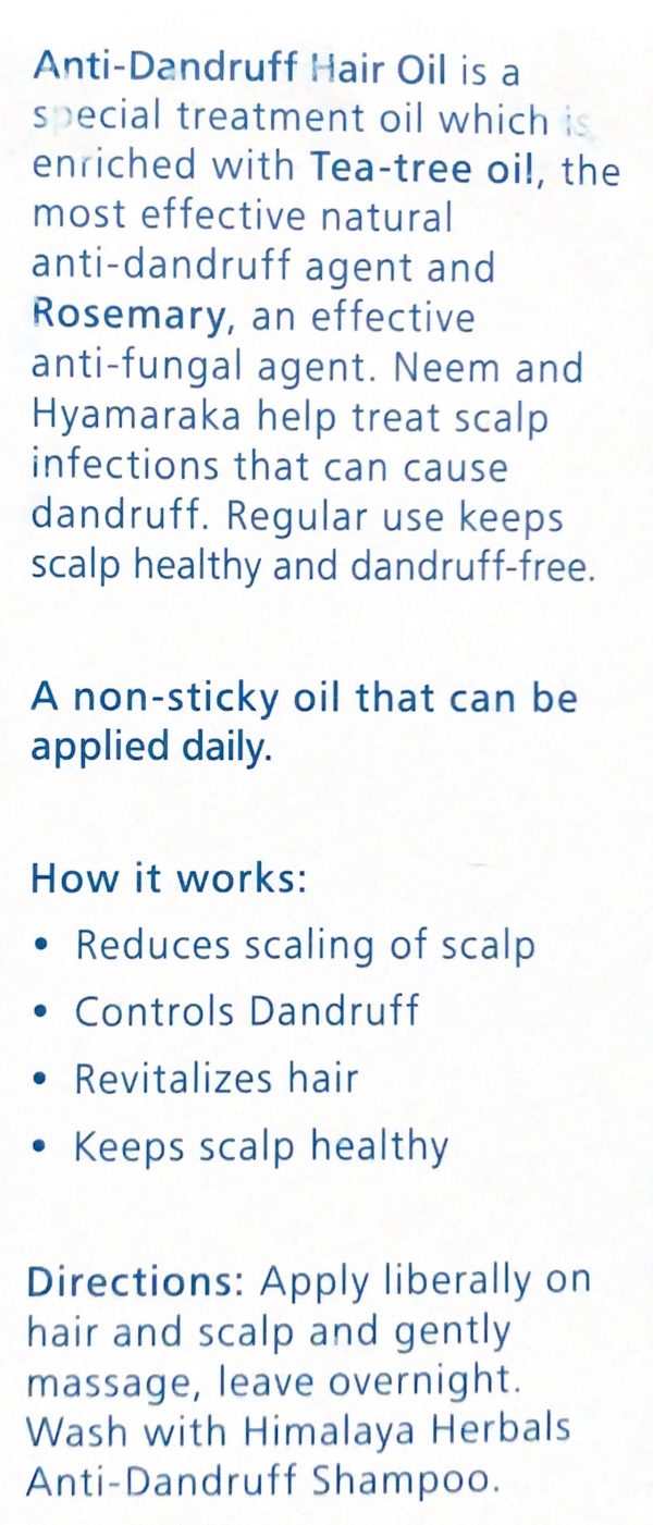 Anti-Dandruff Hair Oil Supply