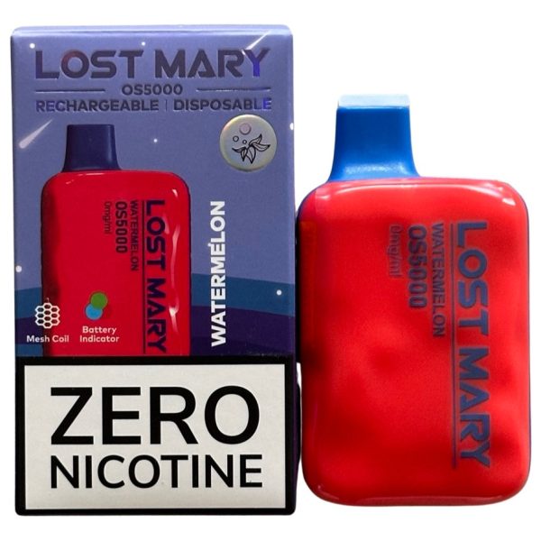 Watermelon - Lost Mary OS5000 - Zero Nicotine Fashion