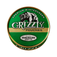 Grizzly Wintergreen Pouches Chewing Tobacco 0.82oz Discount