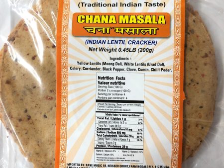 Chana Masala (Indian Lentil Cracker) For Cheap