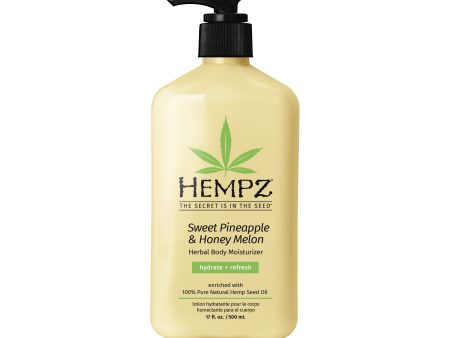 Hempz Herbal Body Moisturizer for Dry Skin, Sweet Pineapple & Honey Melon, 17 fl oz Sale