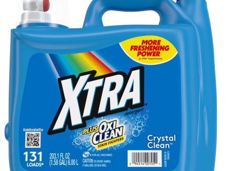 Xtra Plus OxiClean, 131  Loads Liquid Laundry Detergent, 203.1 fl oz Discount