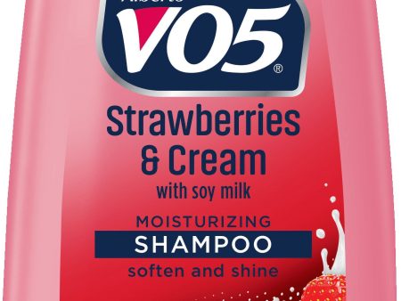 Alberto VO5 Strawberries & Cream Moisturizing Shampoo with Soy Milk, for All Hair Types, 16.9 fl oz Online Hot Sale