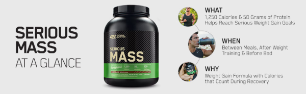 Optimum Nutrition Serious Mass 12 Lbs. Discount