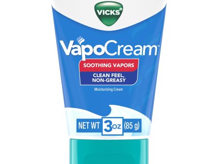 Vicks VapoCream, Non-Greasy Moisturizing Cream, Non-Medicated, 3.0 Oz Online Sale