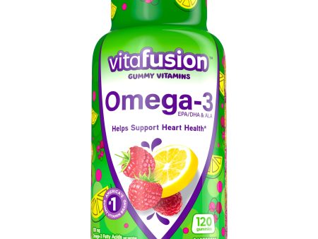 vitafusion Omega-3 Gummy Vitamins, Berry Lemonade Flavor Heart Health Vitamins(1), 120 Count Online