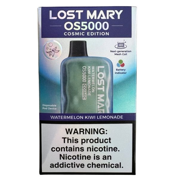 Watermelon Kiwi Lemonade - Lost Mary OS5000 - Cosmic Edition 7500 Puffs Online now