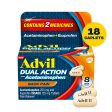 Advil Dual Action Back Pain Caplets Delivers 250Mg Ibuprofen and 500Mg Acetaminophen Per Dose for 8 Hours of Back Pain Relief - 18 Count Online Sale