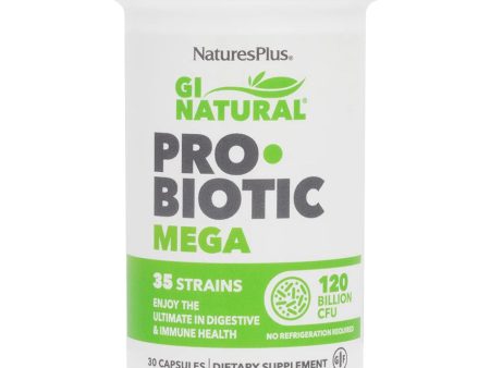 NaturesPlus GI Natural Probiotic Mega Discount