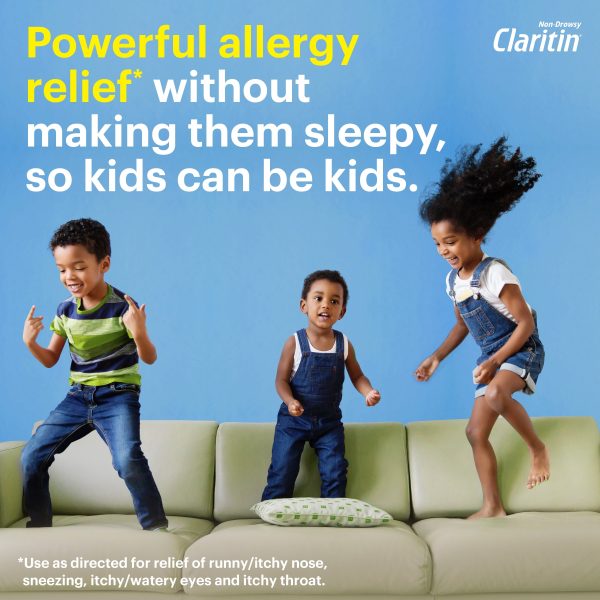 Claritin Allergy Medicine for Kids, Loratadine Antihistamine Grape Chewable Tablets, 10 Ct For Cheap