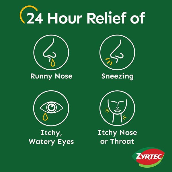 Zyrtec 24 Hour Allergy Relief Tablets, Cetirizine HCl, 5 Ct, (5 x 1 Ct) Sale